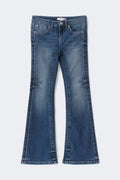 Y petite wings flare jeans - Vintage blue