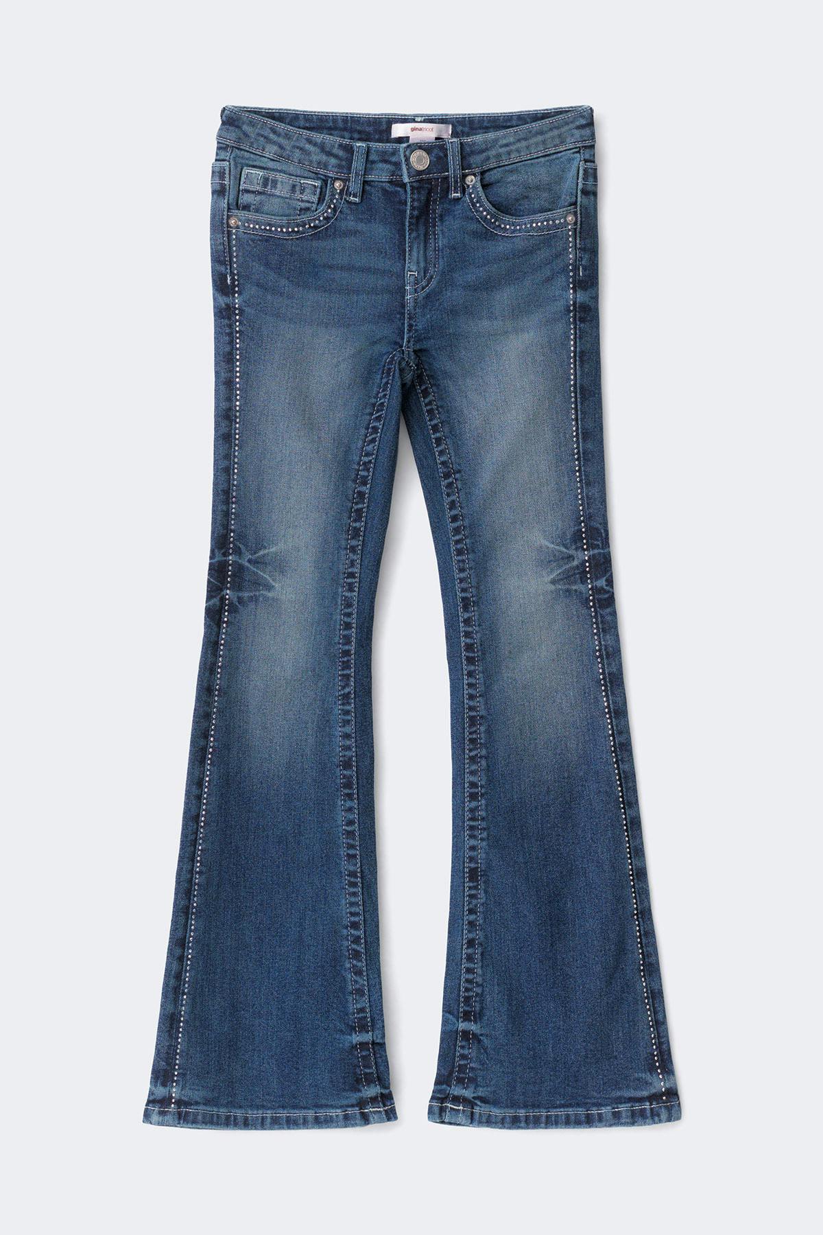 Y petite wings flare jeans - Vintage blue