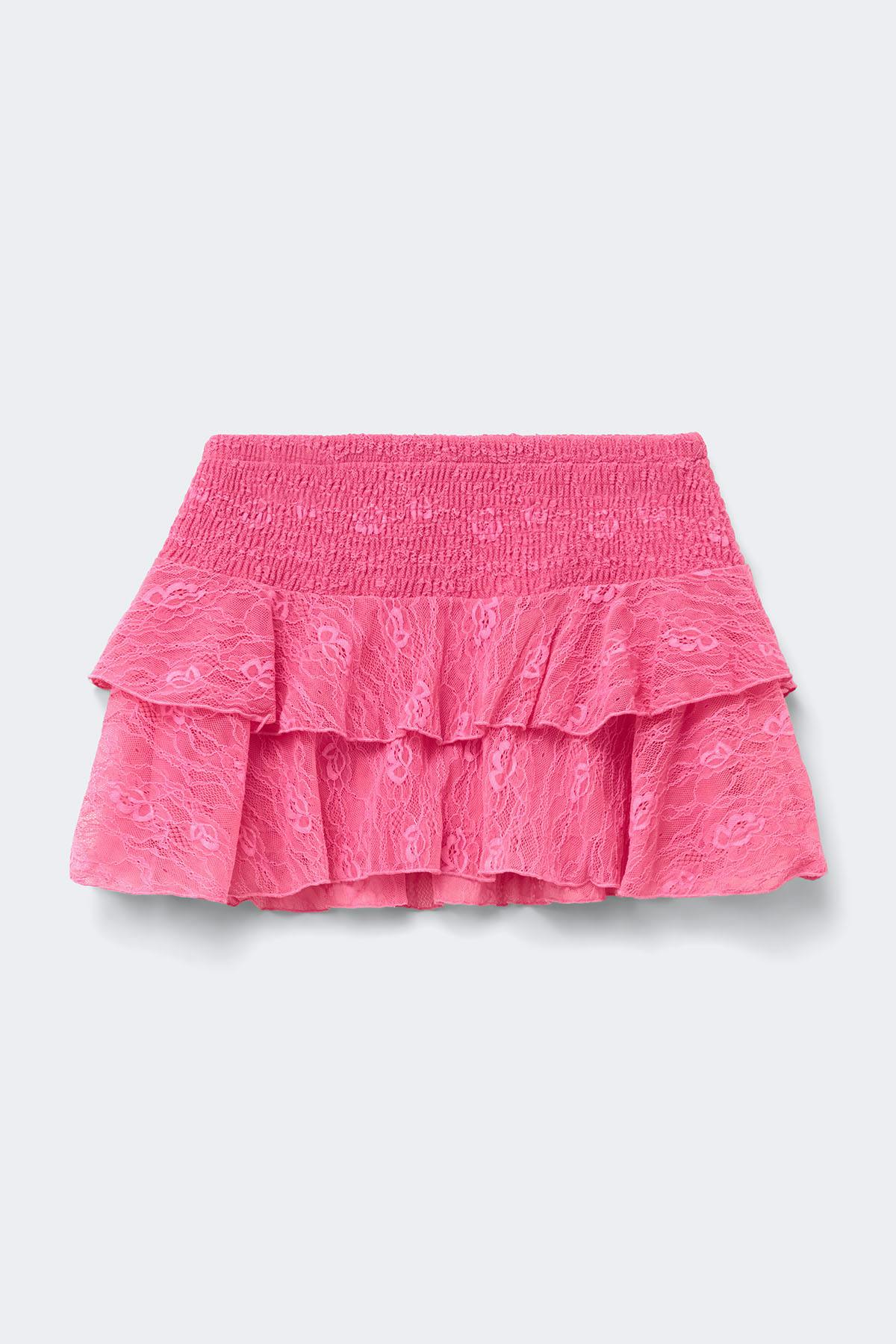 14+ lace skirt - Pink lemonade
