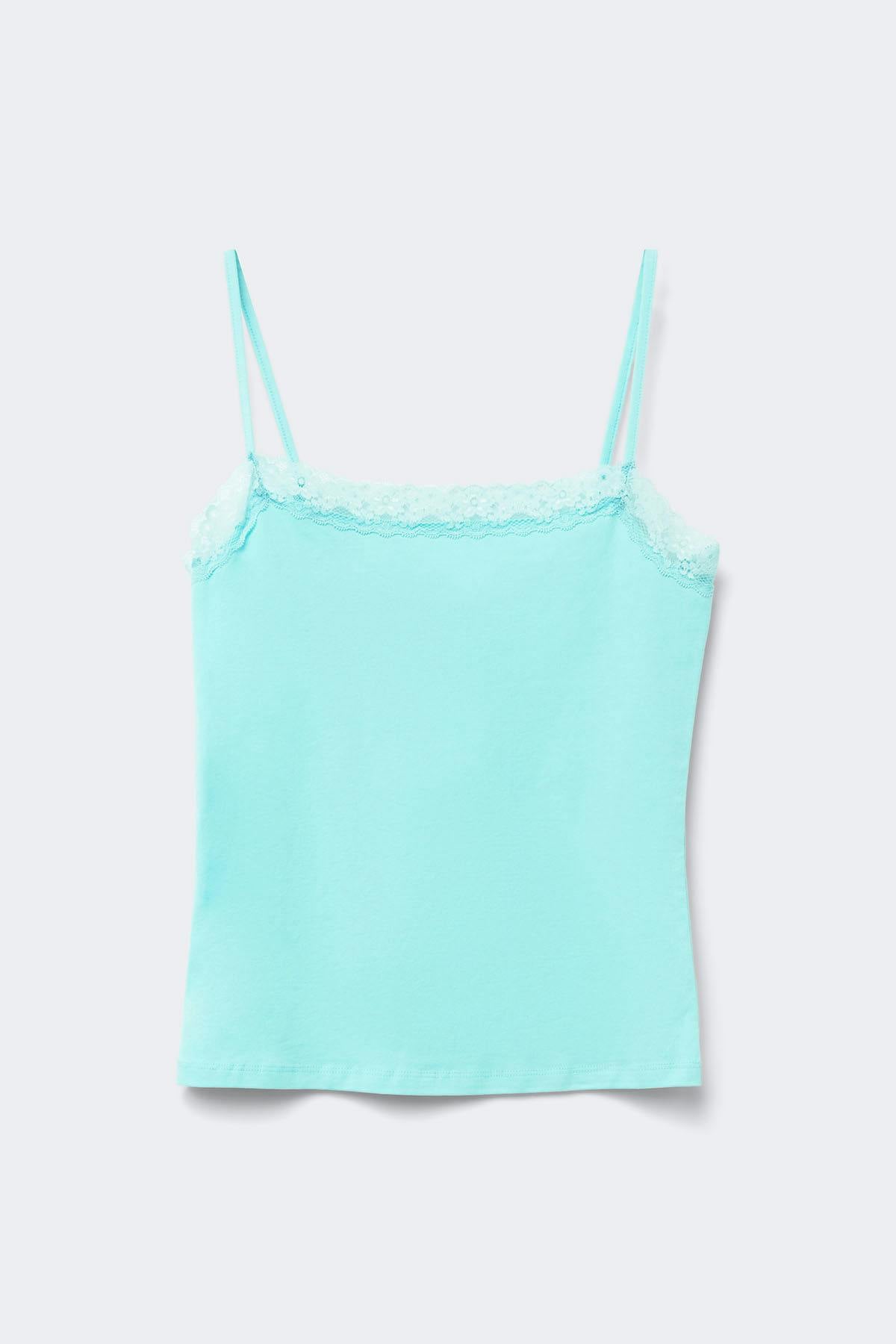 14+ lace singlet - Waterspout