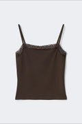 14+ lace singlet - Cool blue