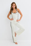Soft sporty trousers - Army green