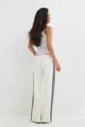 Sporty straight trousers - Tofu