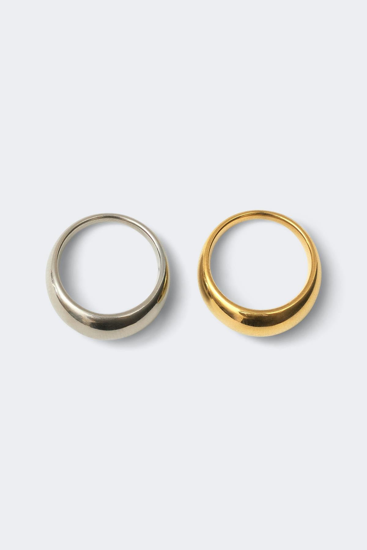 2-pack stainless steel ring