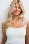 14+ lace top - Rouge foncé