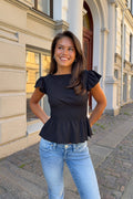 Y smock top - Noir