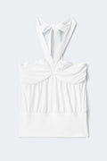 14+ halterneck top - Stripe