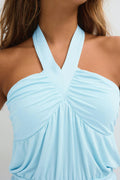 14+ halterneck top - Stripe