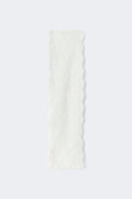 14+ lace detail belt - Blanc cassé