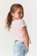 Y petite printed tee - Rose