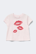 Y petite printed tee