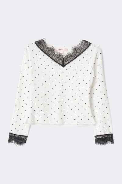 Y petite lace top