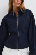 Shaped denim shirt - Rinse