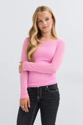 Y longsleeve top - Begonia pink