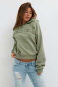 14+ printed hoodie - Vert