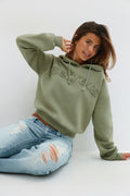 14+ printed hoodie - Vert