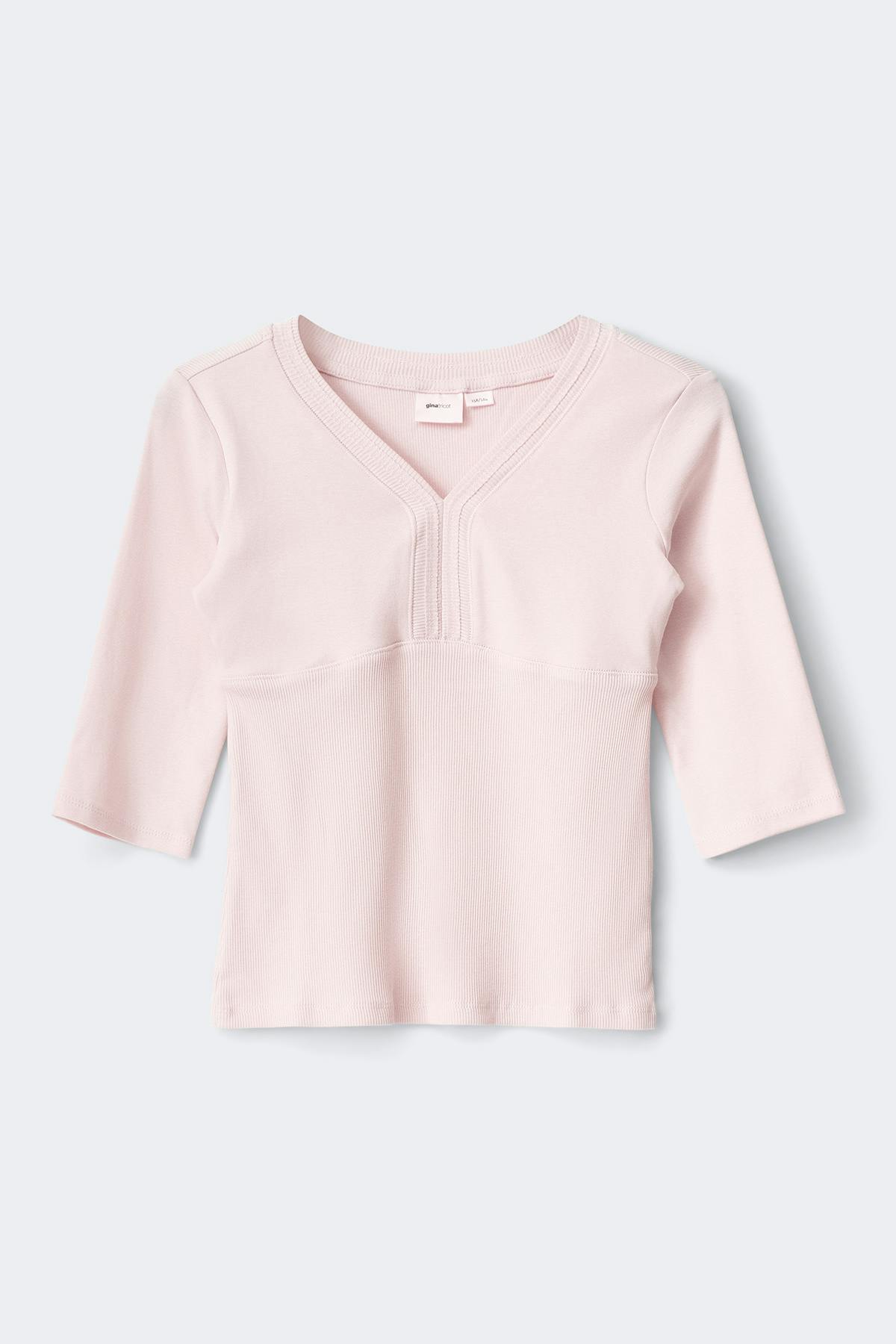 Y short sleeve top - Ballet slipper
