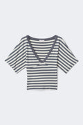 14+ short sleeve top - Bleu marine