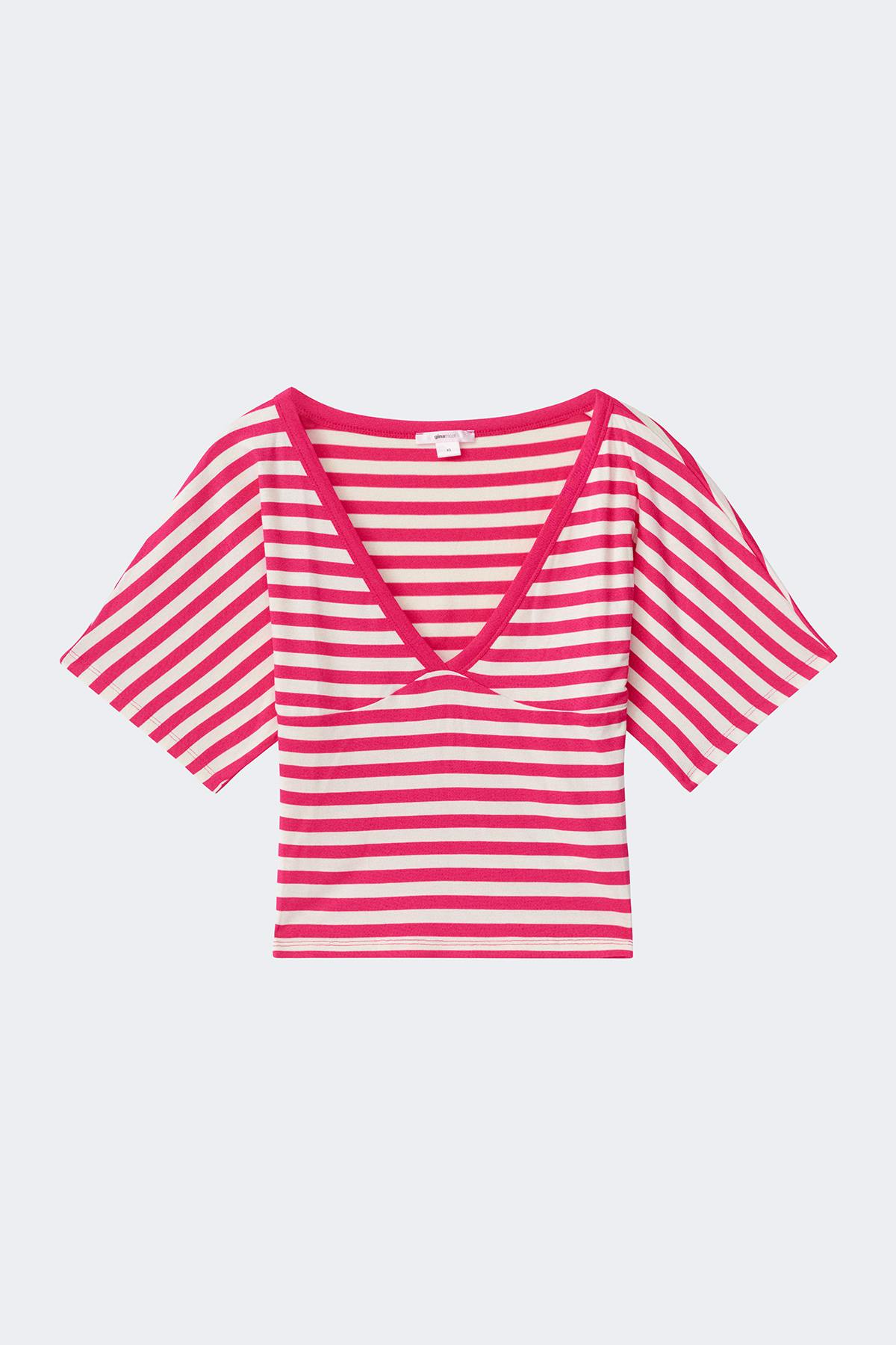 14+ short sleeve top - Stripe