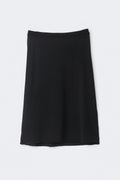 90s knitted midi skirt - Noir