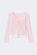 Y 2 in 1 top - Ballet slipper