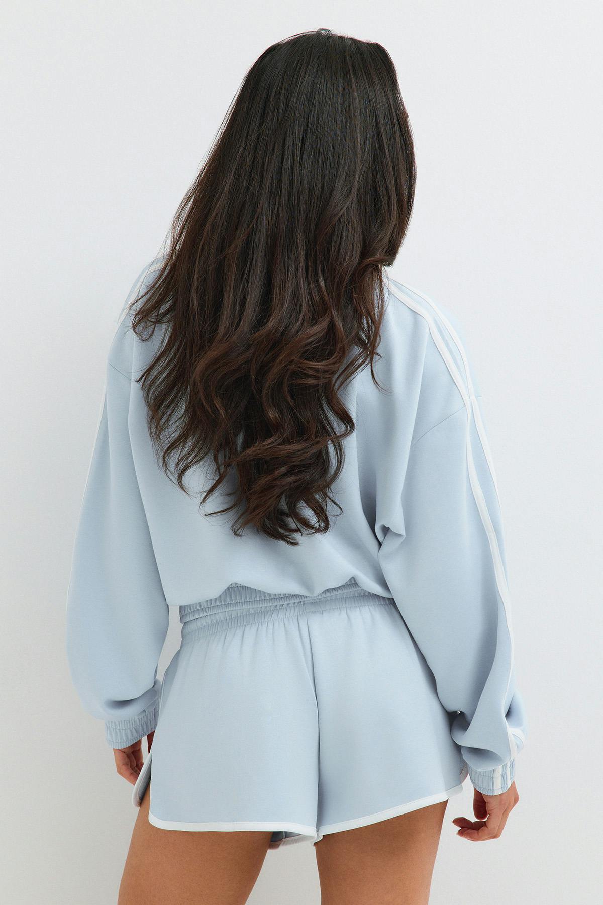 Soft sporty shorts - Bleu clair