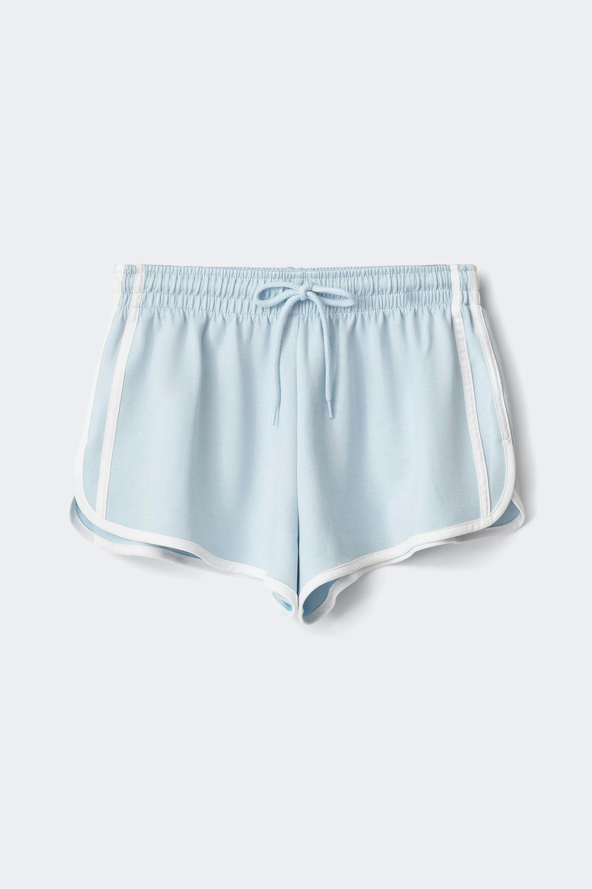 Soft sporty shorts - Bleu clair