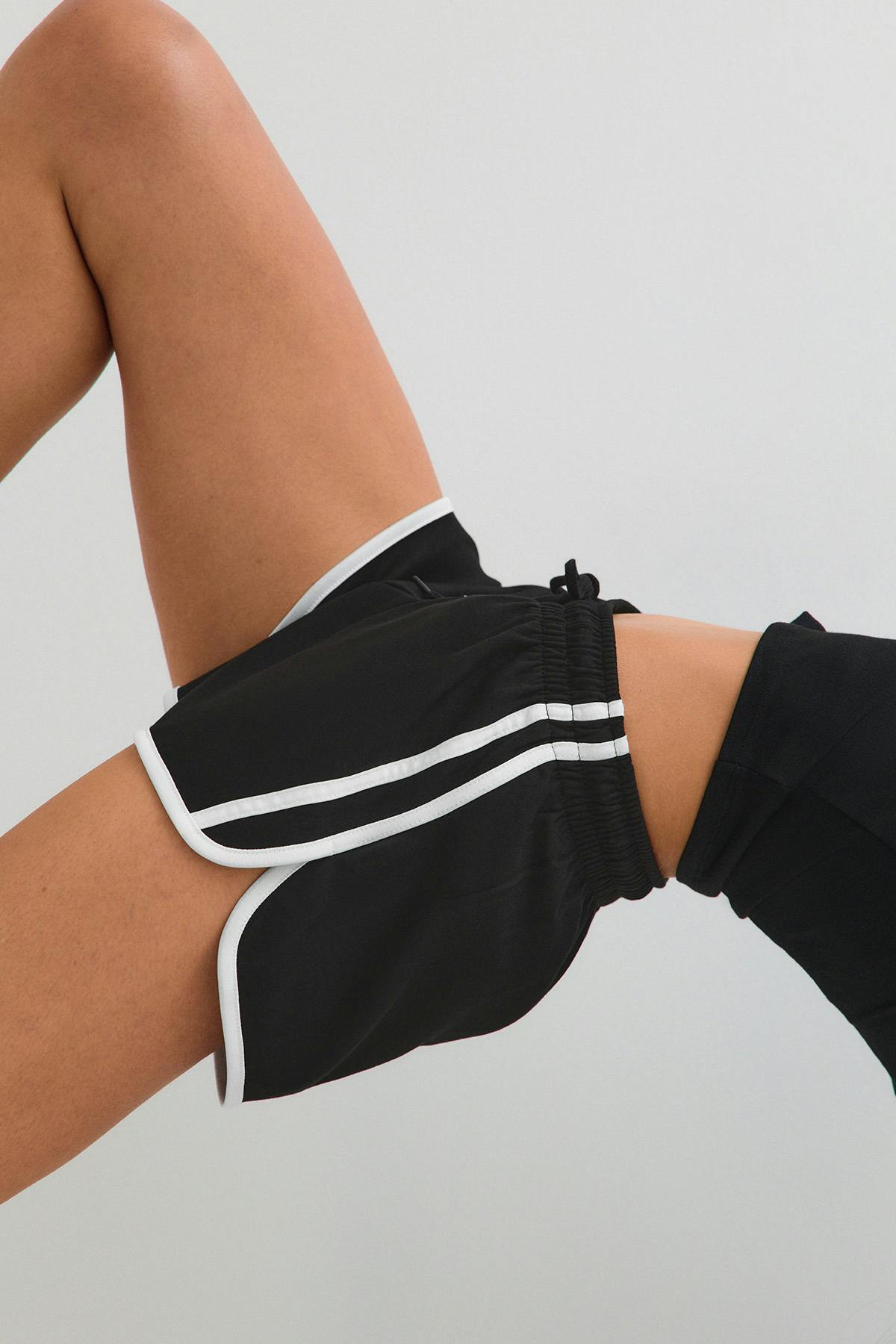 Soft sporty shorts - Noir