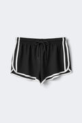 Soft sporty shorts - Noir
