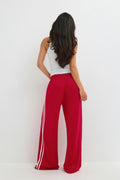 Sporty wide trousers - Bleu clair