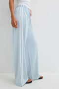 Sporty wide trousers - Marron foncé