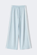 Sporty wide trousers - Marron foncé