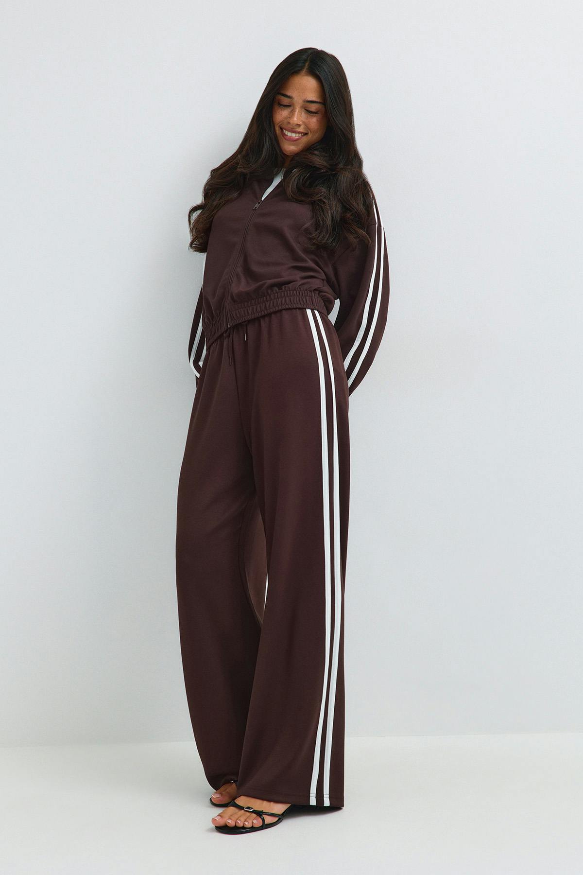 Sporty wide trousers - Mazarine blue