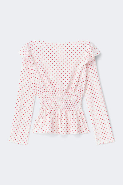 Y long sleeve smock top