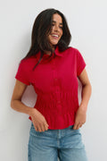 Smock shirt - Blue check