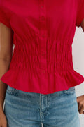 Smock shirt - Blue check