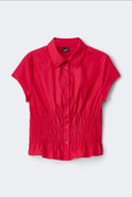 Smock shirt - Rouge