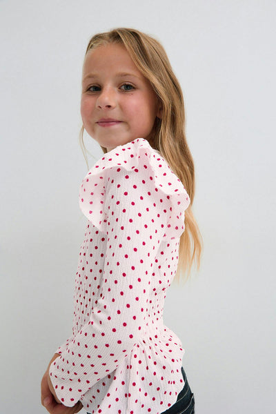 Y petite long sleeve smock top