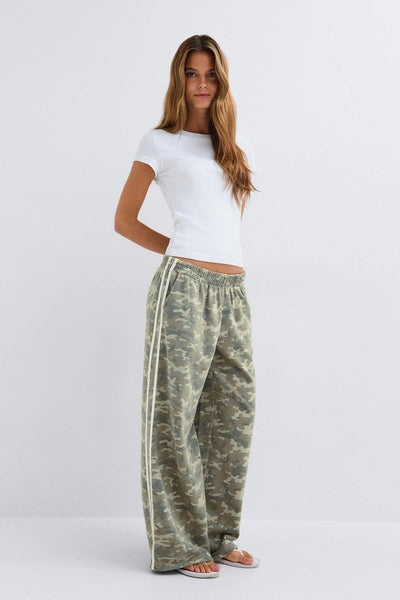 Camo stripe trousers