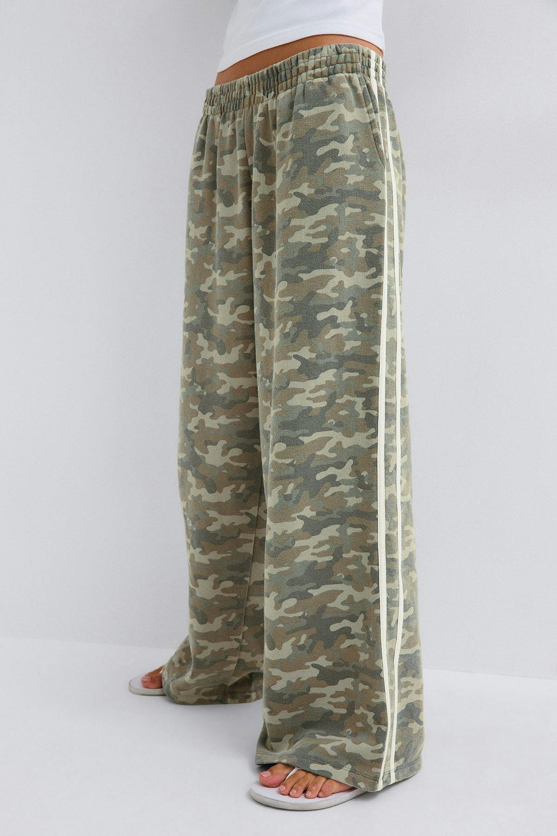 Camo stripe trousers - Camo
