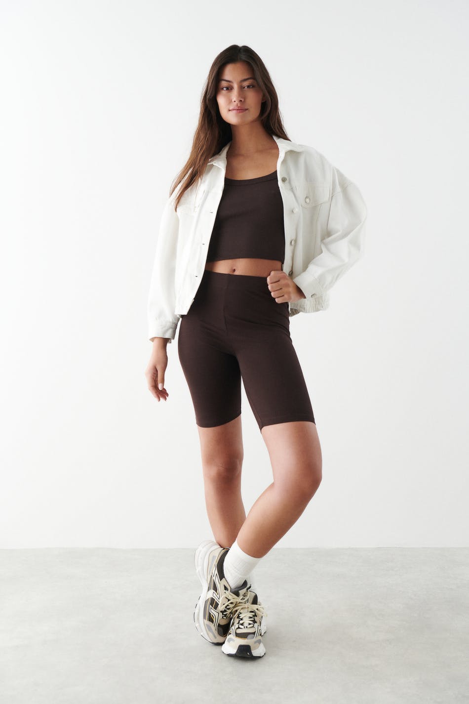 basic biker - Noir