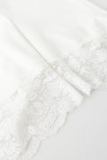 basic biker lace - Blanc cassé