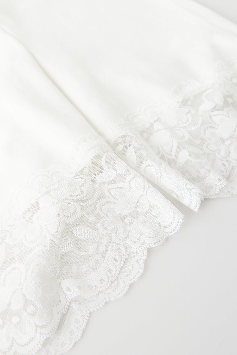 basic biker lace - Blanc cassé