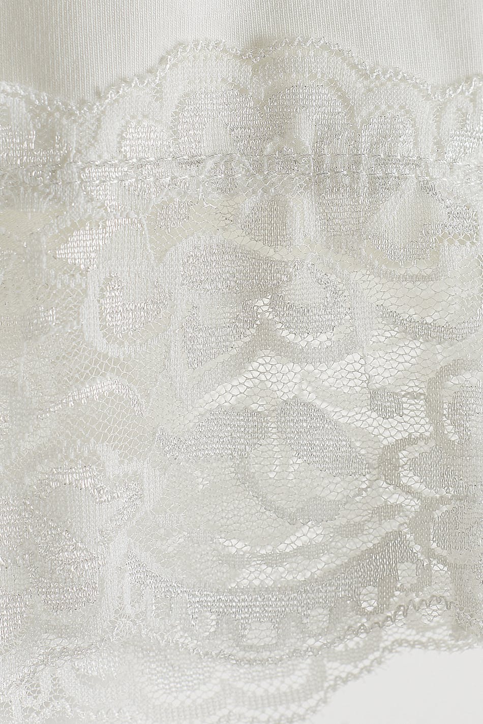 basic biker lace - Blanc cassé