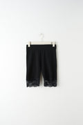 basic biker lace - Noir