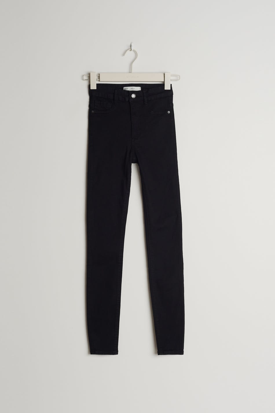 high waist jeans - Noir