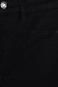 high waist jeans - Noir