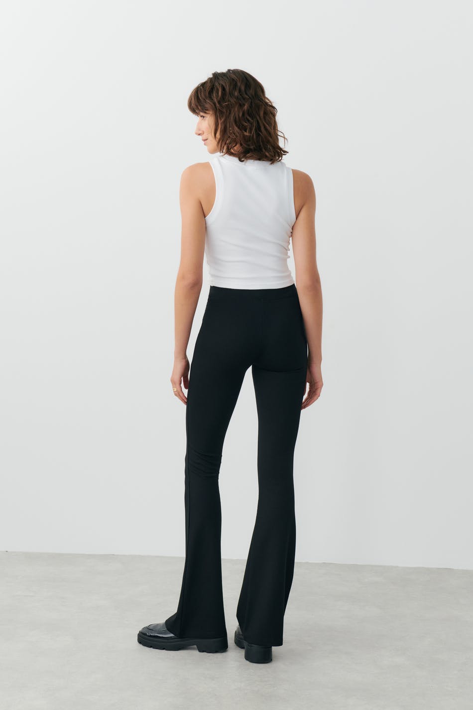 Flare tall trousers - Noir