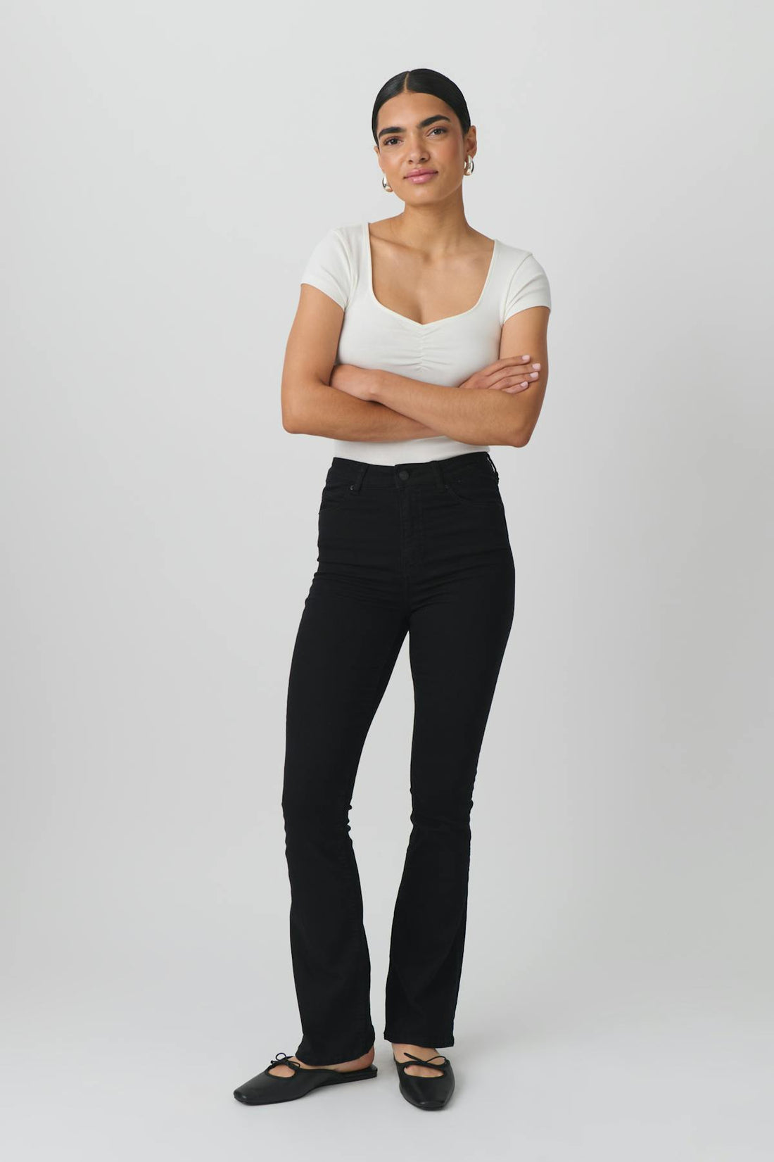 bootcut jeans - Noir