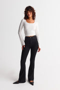 bootcut jeans - Noir